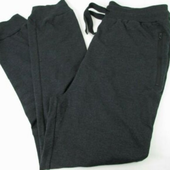 Black Zip Pocket Wicked Stitch Jogger Sweatpants - Picture 1 of 4